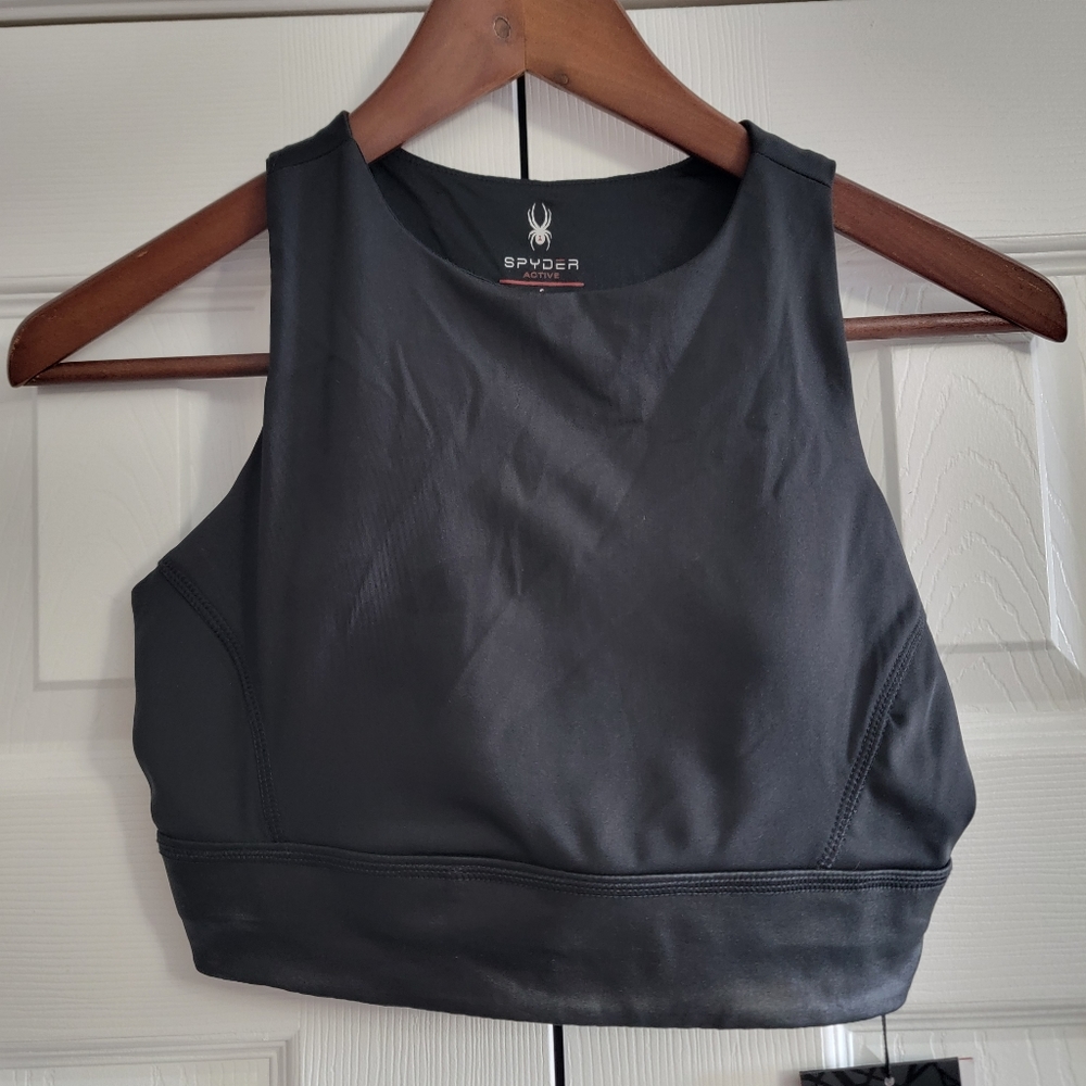 Spyder Women’s Sports Bra Black Activewear Size Small NWT - Picture 2 of 10